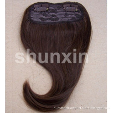 Human Hair Fringe with Lace
